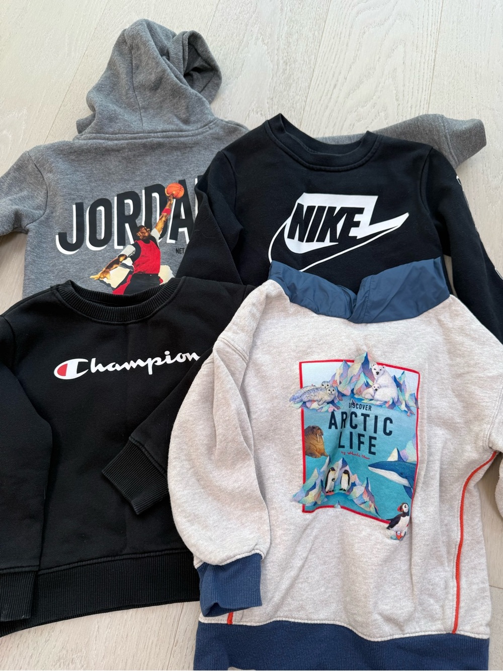 Set of 4 Kids Sweatshirts Sz. 3-4T